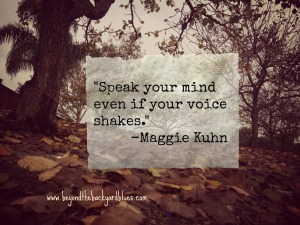 Speak your mind